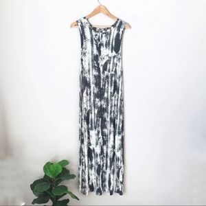 Haute Hippie Snake Skin Boho Maxi Dress Grey Small